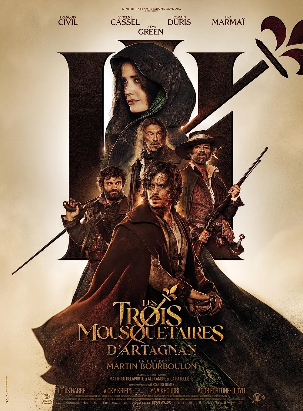 The Three Musketeers DArtagnan 2023 Hindi Dubbed (LQ Dub)