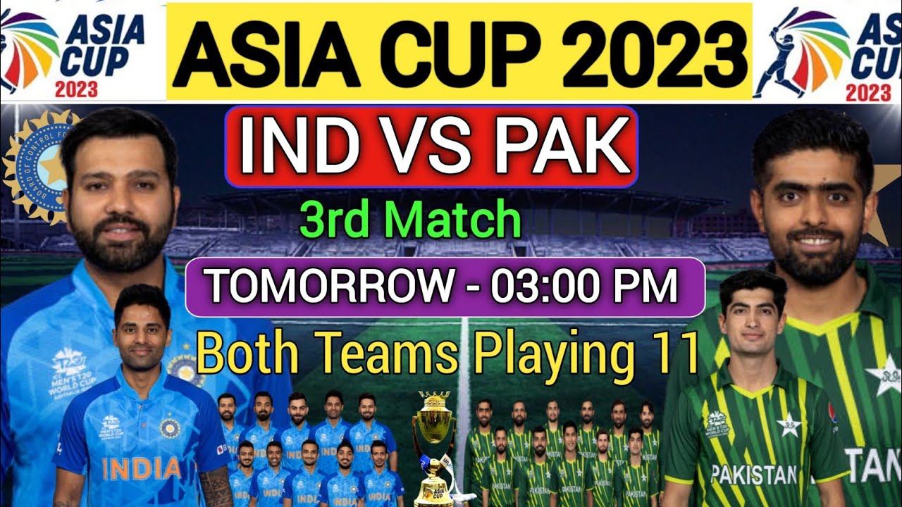 ASIA CUP 2023 PAKISTAN VS INDIA MATCH 7 WATCH LIVE | PAK vs IND MATCH 3 LIVE |