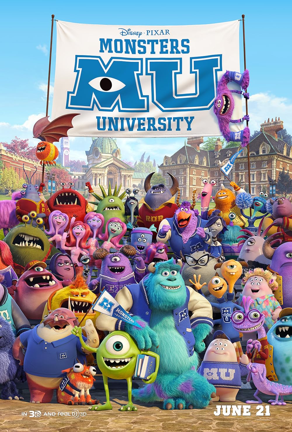 Monsters University (2013) Hindi