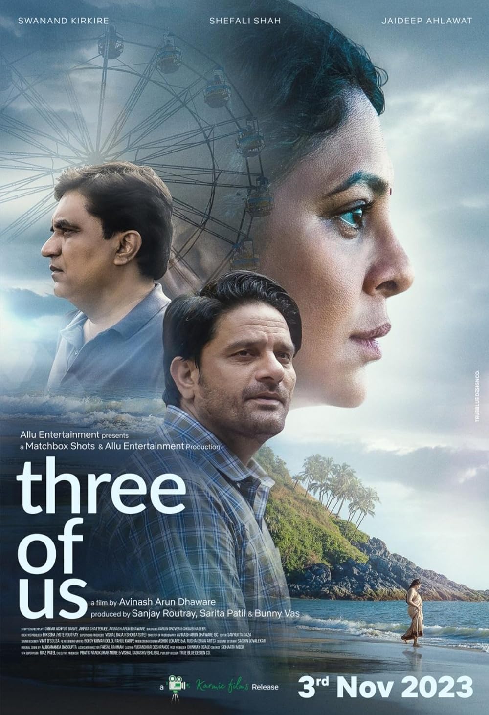 Three Of Us (2023) Hindi