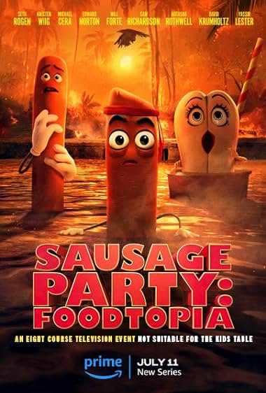 Sausage Party Foodtopia (2024) Hindi Dubbed Season 1 Complete