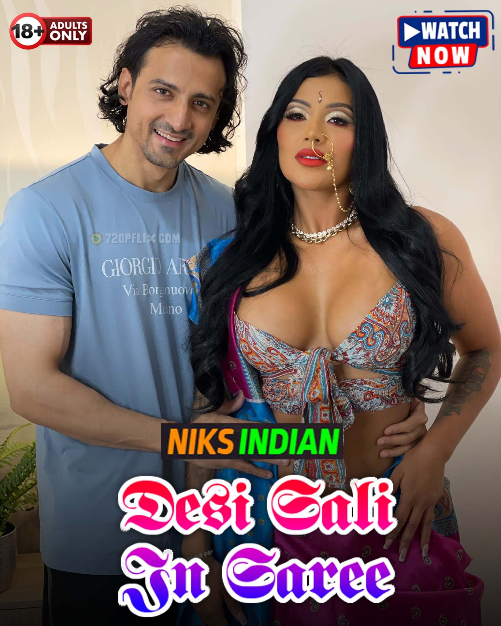 Desi Sali In Saree (2024) Hindi Uncut Niks Hot Short Film