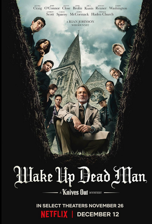 Wake Up Dead Man- A Knives Out Mystery 2025 Hindi Dubbed Netflix